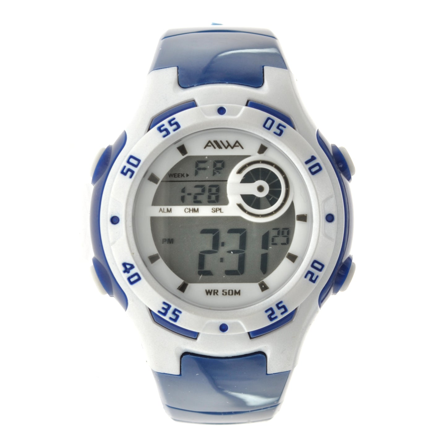art. 10314 004AZ - AIWA Time - Reloj Digital Crono Alarma, Dama, AIWA Time, Sumergible 5 ATM