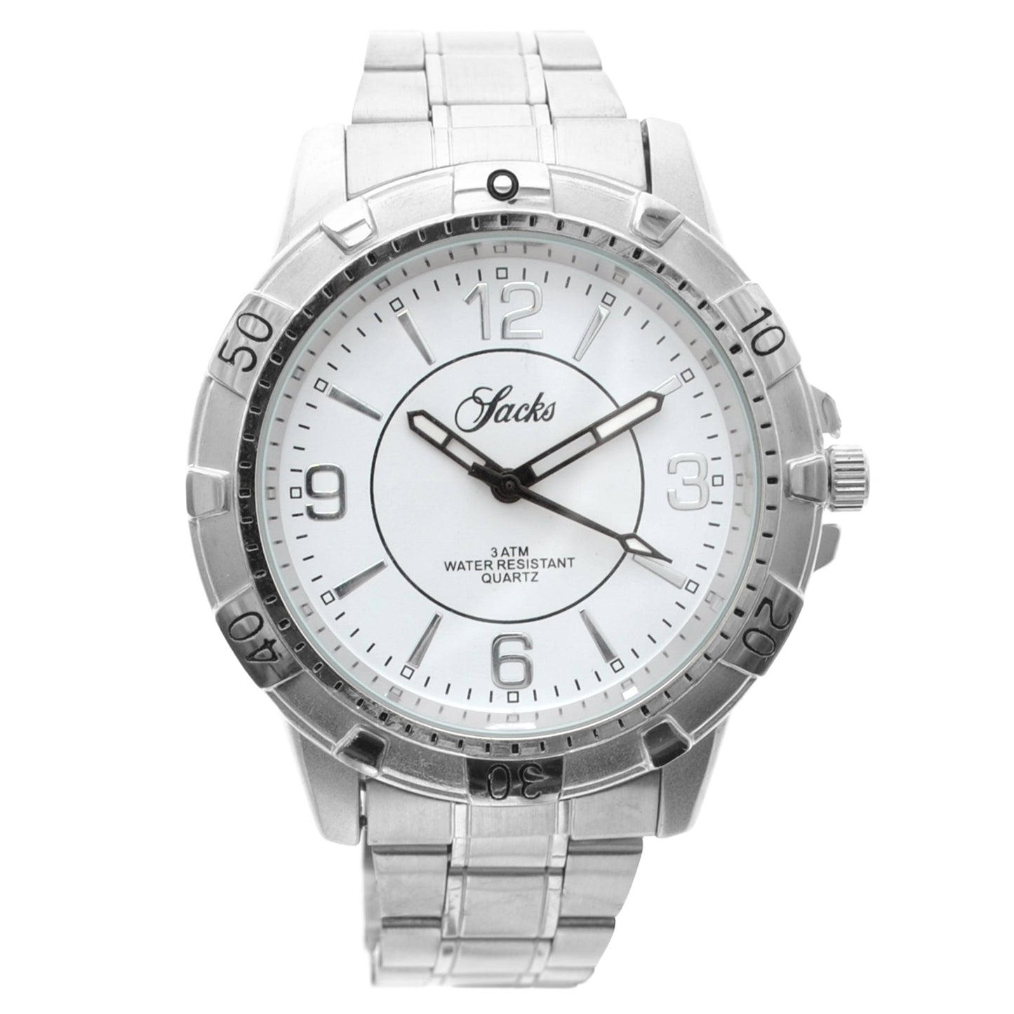 art. 1020 006BL - SACKS - Reloj análogo, Malla Metal, Caballero, Sumergible