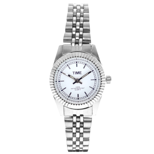 art. 1020 017BL - TIME - Reloj análogo, Malla Metal, Dama, Sumergible