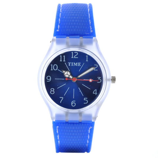 art. 1183 011AZ - TIME - Reloj Analogo, Tipo Swatch Silicona