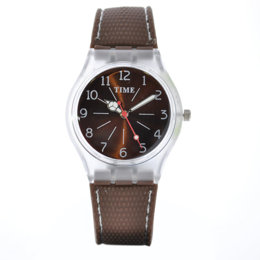 art. 1183 011MN - TIME - Reloj Analogo, Tipo Swatch Silicona