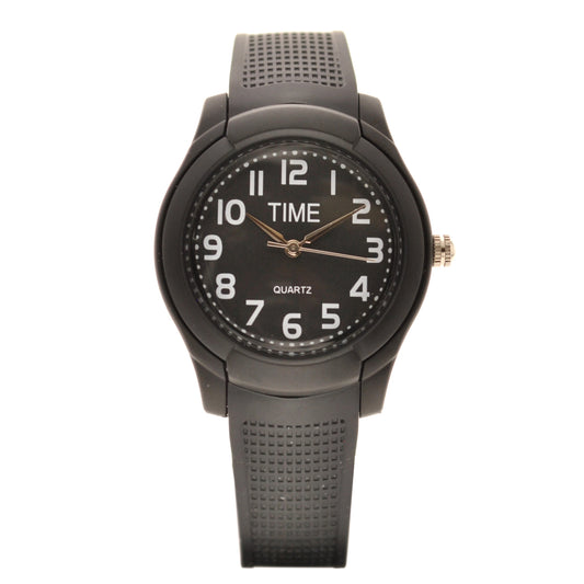 art. 1192 002NG - TIME - Reloj Análogo Caucho, Dama, Sumergible 3 ATM
