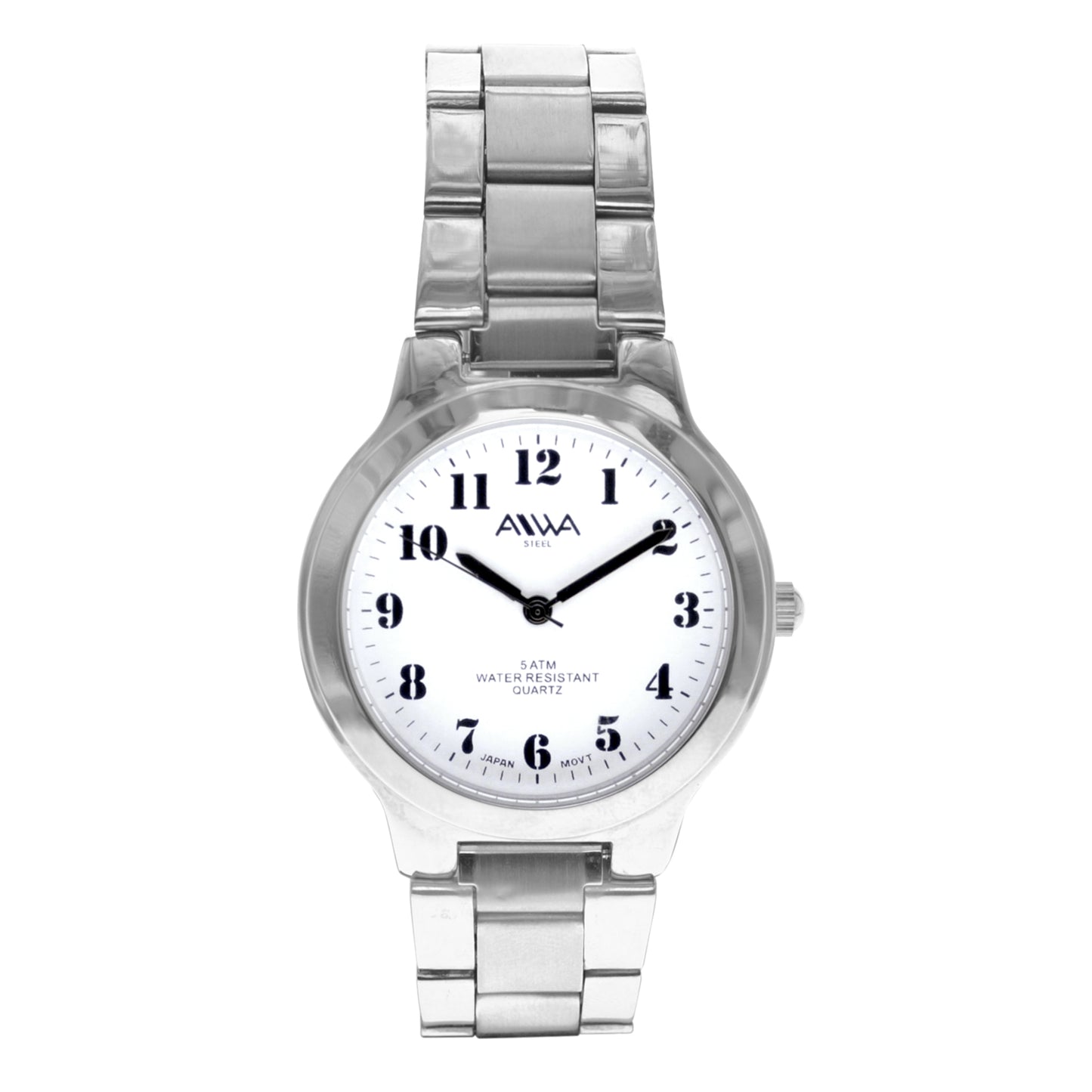 art. 10300 022BL - AIWA Time - Reloj Acero, Caballero, Sumergible, 5ATM