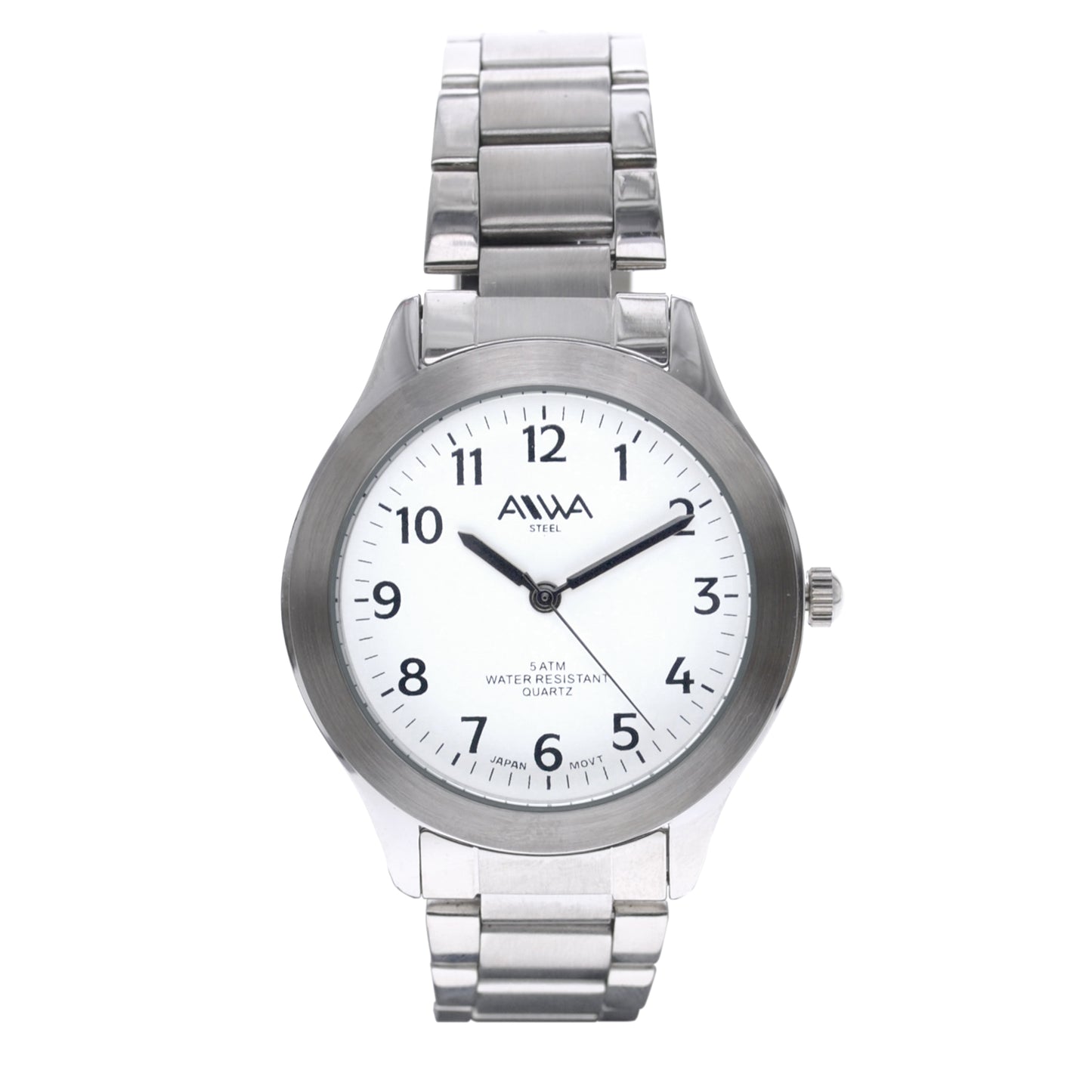 art. 10300 024BL - AIWA Time - Reloj Acero, Caballero, Sumergible, 5ATM