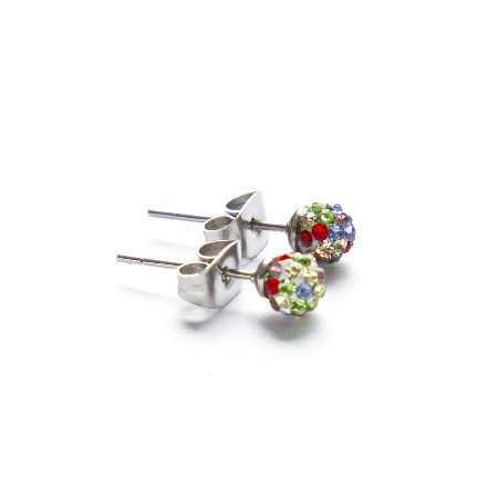 Aros Bola De Fuego Multicolor 4 Mm / 200BF-11
