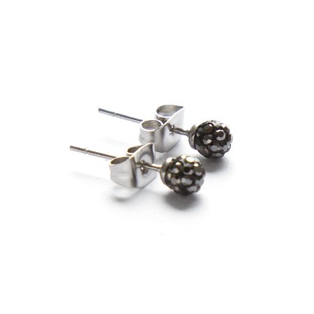 Aros Bola De Fuego Negro 4 Mm / 200BF-12