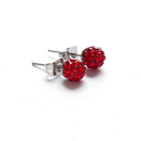 Aros Bola De Fuego Roja 6 Mm / 200BF-15