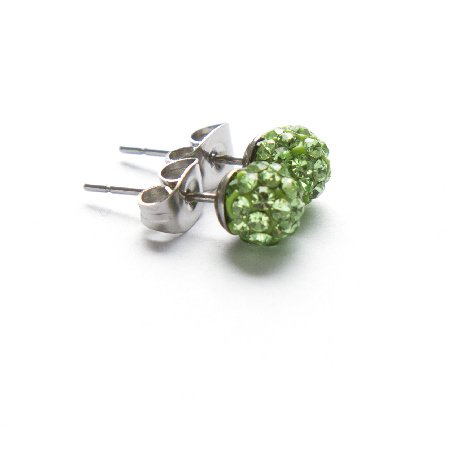 Aros Bola De Fuego Jade 6 Mm / 200BF-18