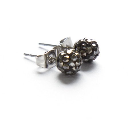 Aros Bola De Fuego Gris 6 Mm / 200BF-20