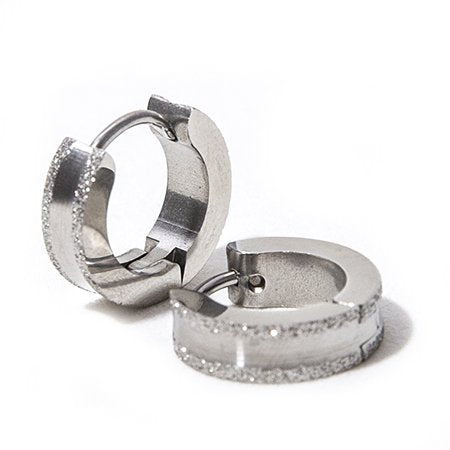 Aros Cubanos Pequeños 1,5 Cm Con Arenado / 200CN-36