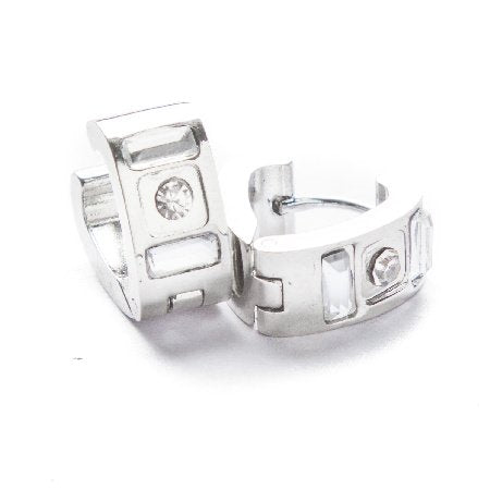 Aro Argolla Corazón Con Piedras Y Cubic Engarzado / 200CU-13