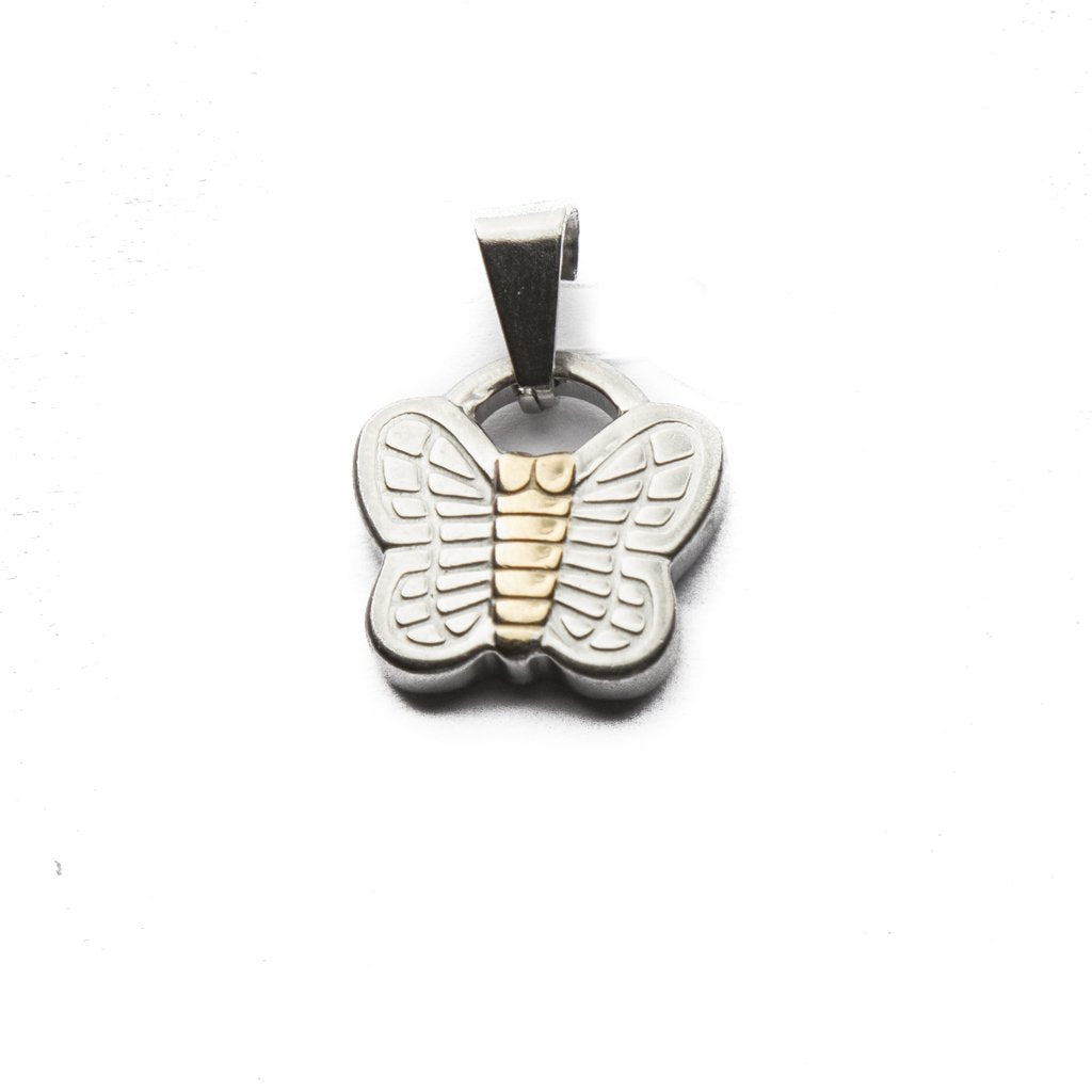 Dije Mariposa Combinada Chica / 500AM-23