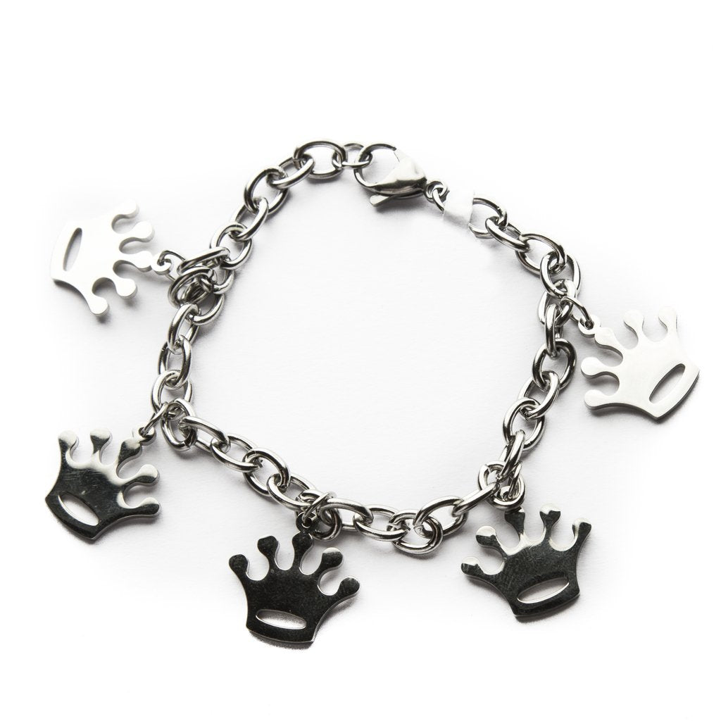 Pulsera Tiffany Y Pelotitas Con Coronas / 600CO-5