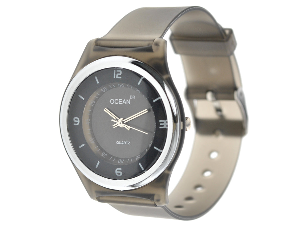 art. 1192 007MN - OCEAN DR - Reloj Análogo Caucho, Dama, Sumergible 3 ATM