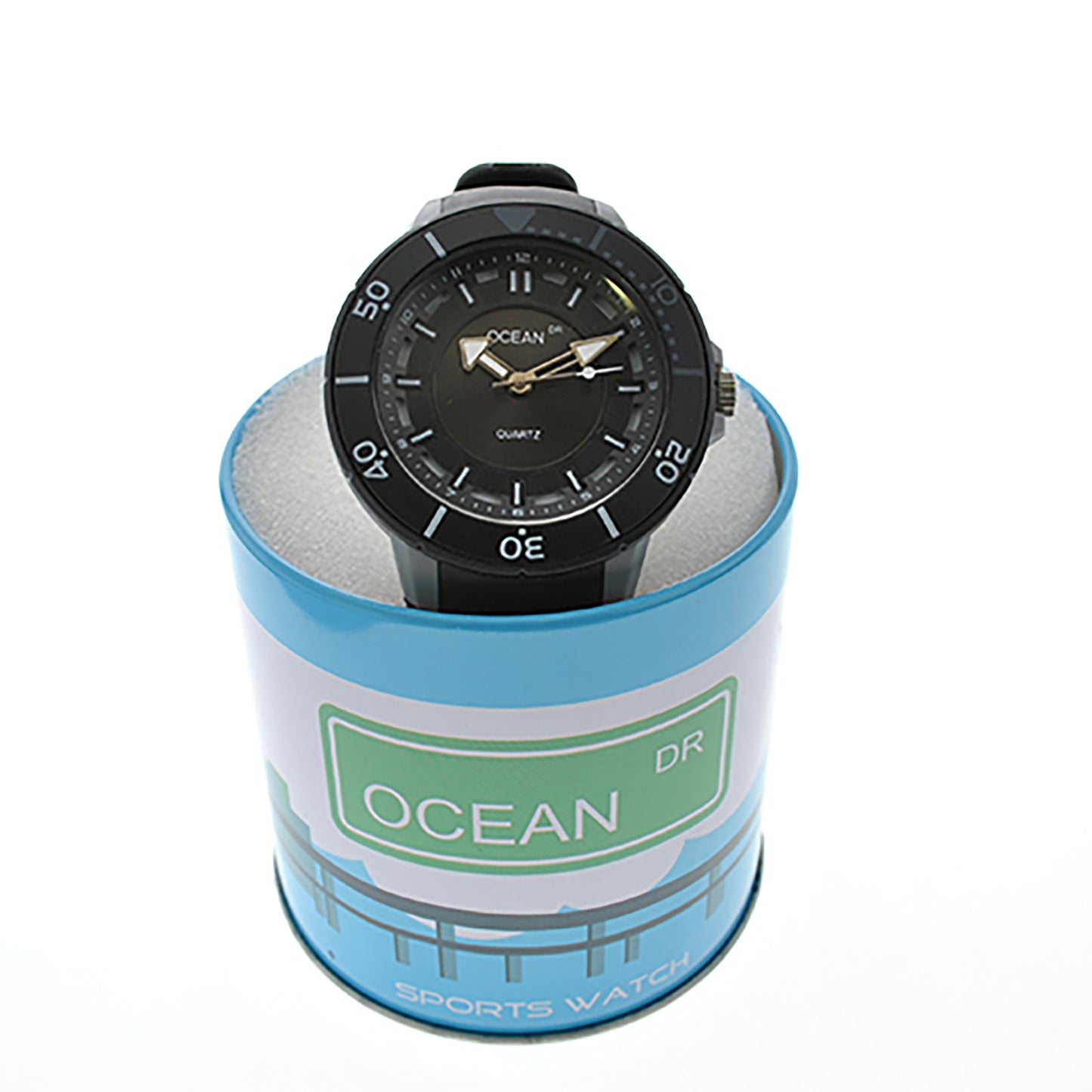 art. 1192 003GR - OCEAN DR - Reloj Análogo Caucho, Caballero,  Sumergible 3 ATM