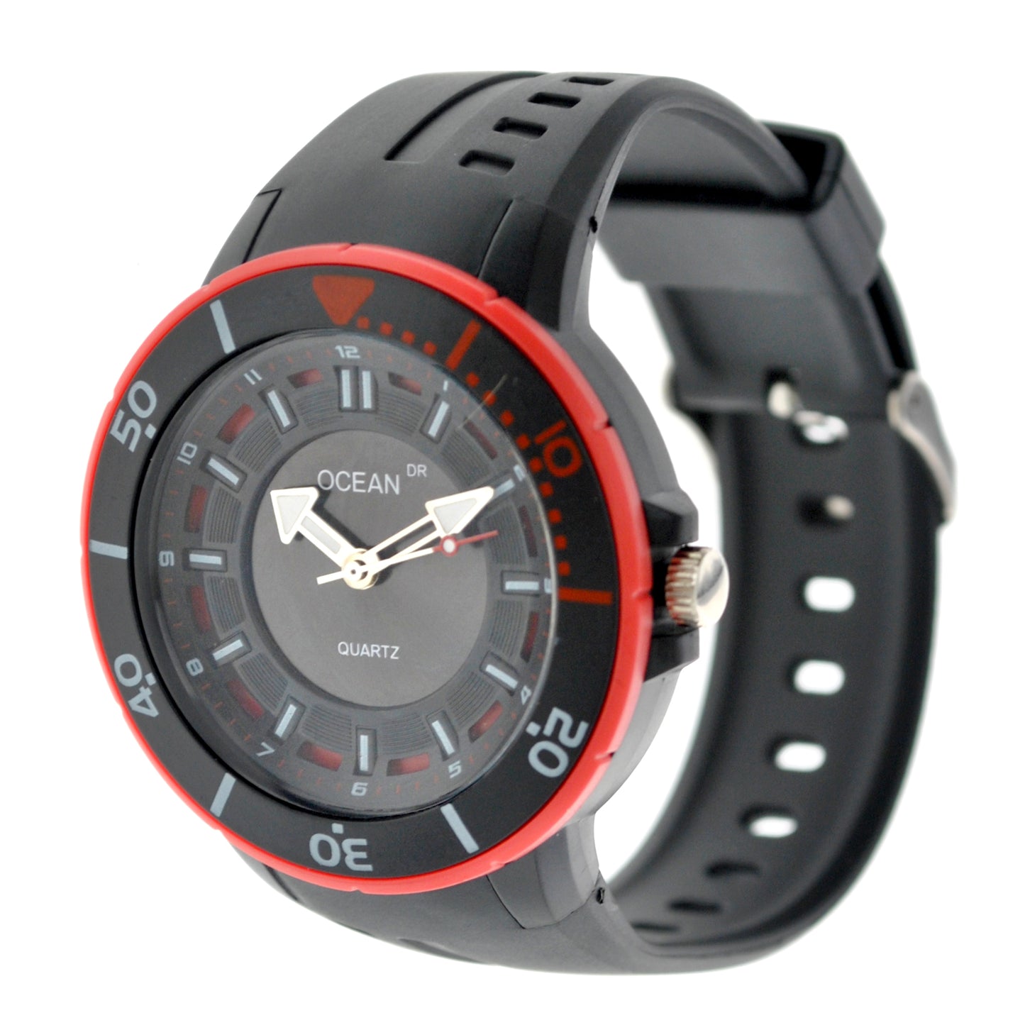 art. 1192 003RJ - OCEAN DR - Reloj Análogo Caucho, Caballero, Sumergible 3 ATM