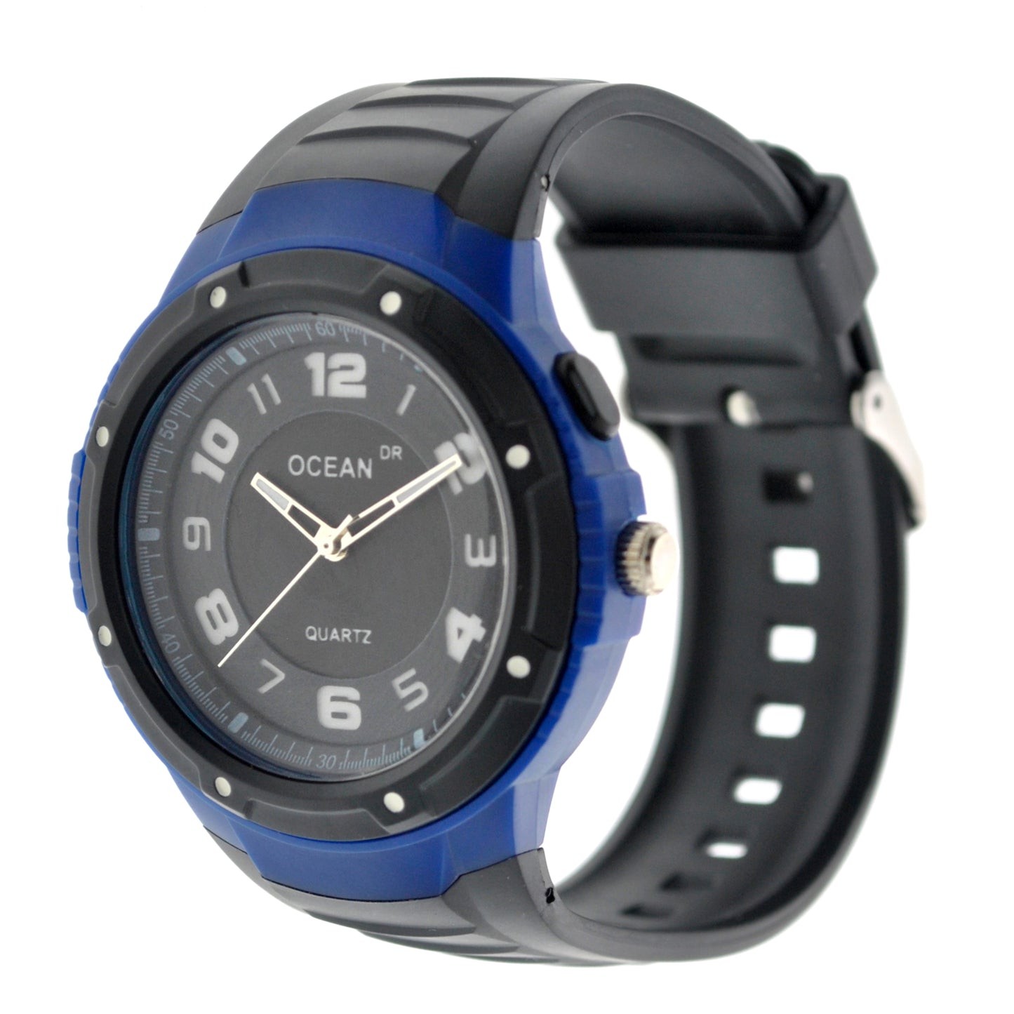 art. 1192 008AZ - OCEAN DR - Reloj Análogo Caucho, Caballero, Sumergible 3 ATM
