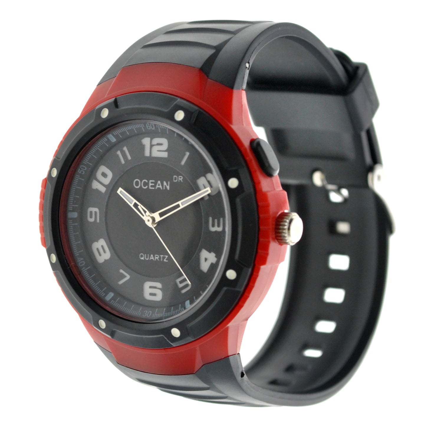art. 1192 008RJ - OCEAN DR - Reloj Análogo Caucho, Caballero, Sumergible 3 ATM