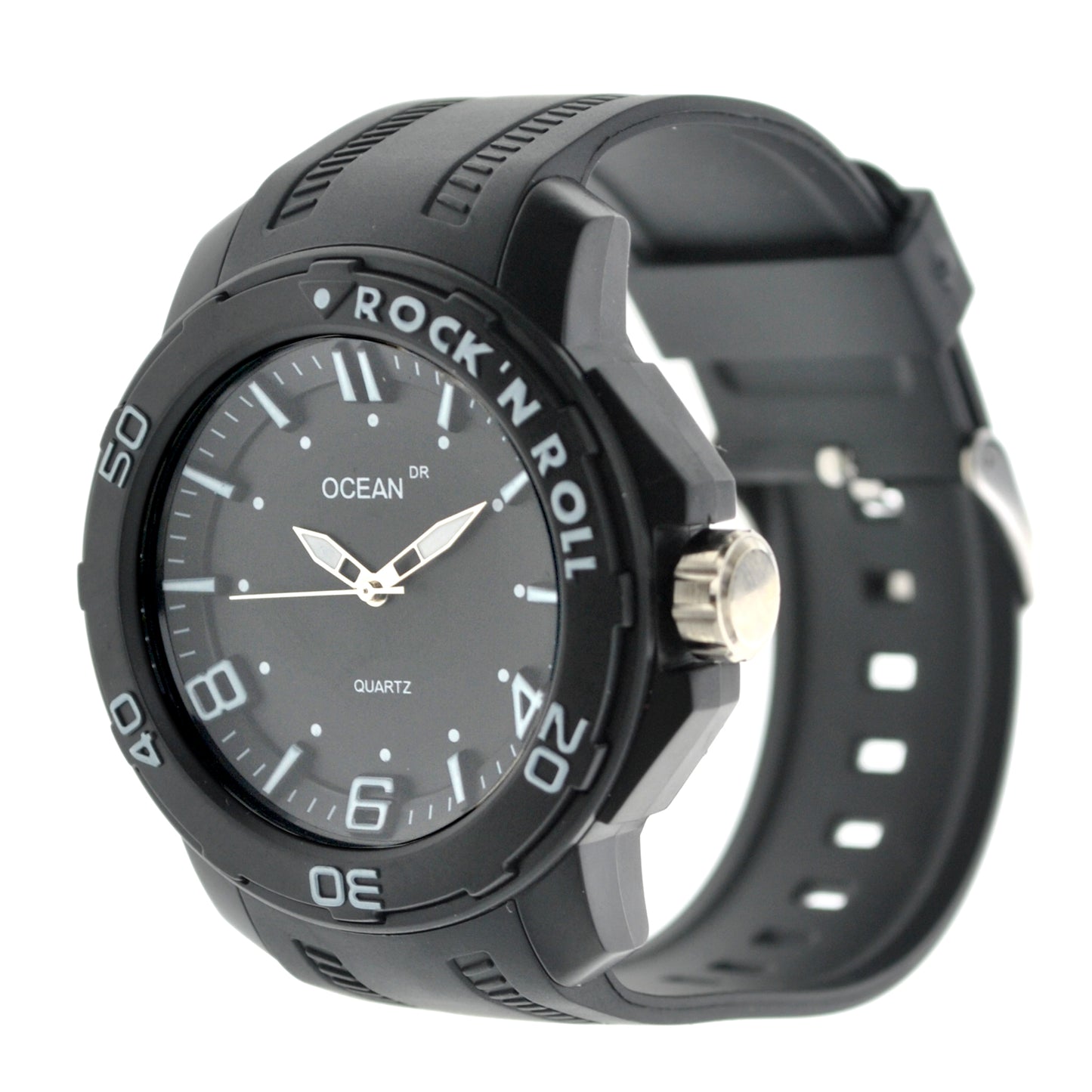 art. 1192 001NG - OCEAN DR - Reloj Análogo Caucho, Caballero, Sumergible 3 ATM