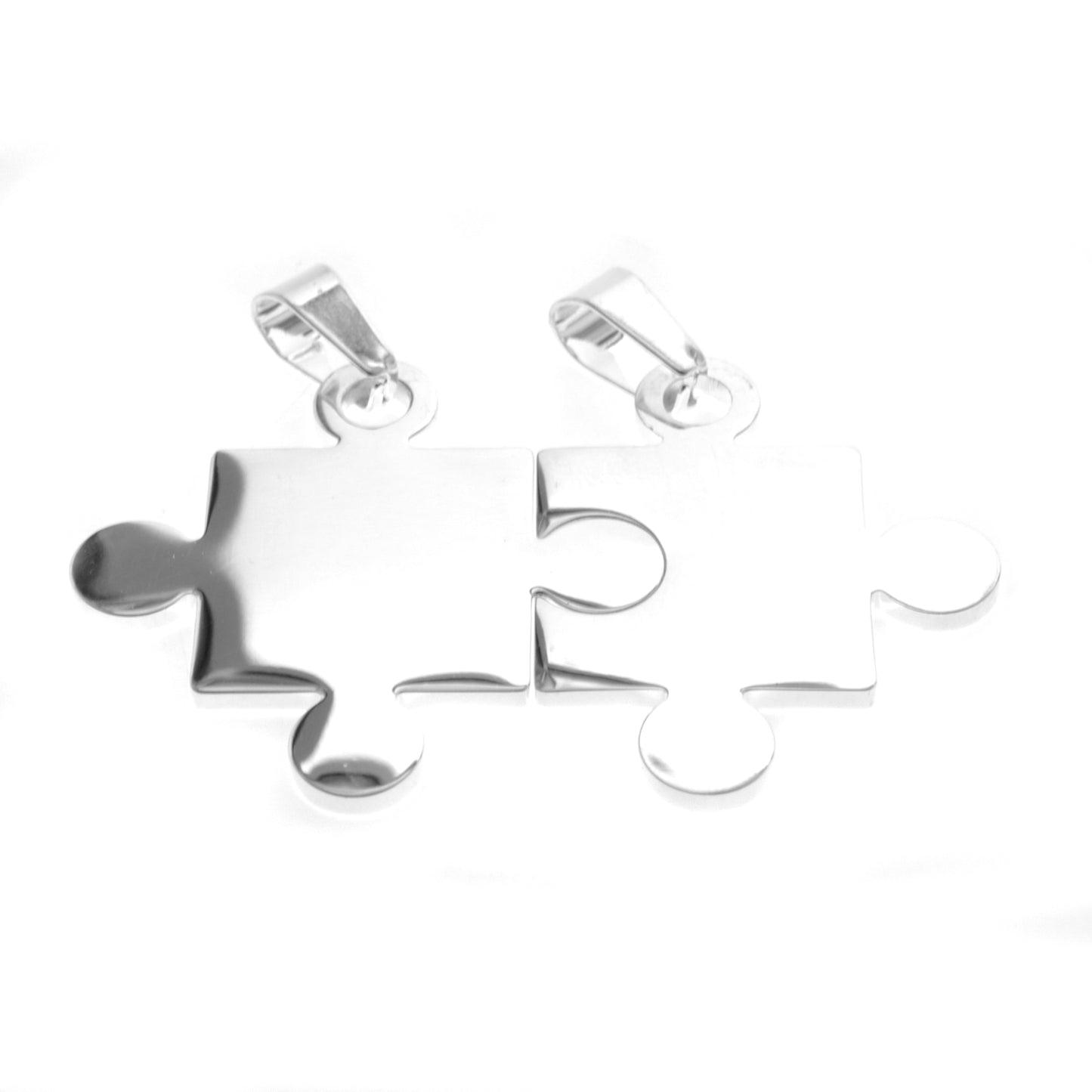 Dije Para Grabar Acero Blanco Medalla Rompe Cabezas 44mm / 500ID-21