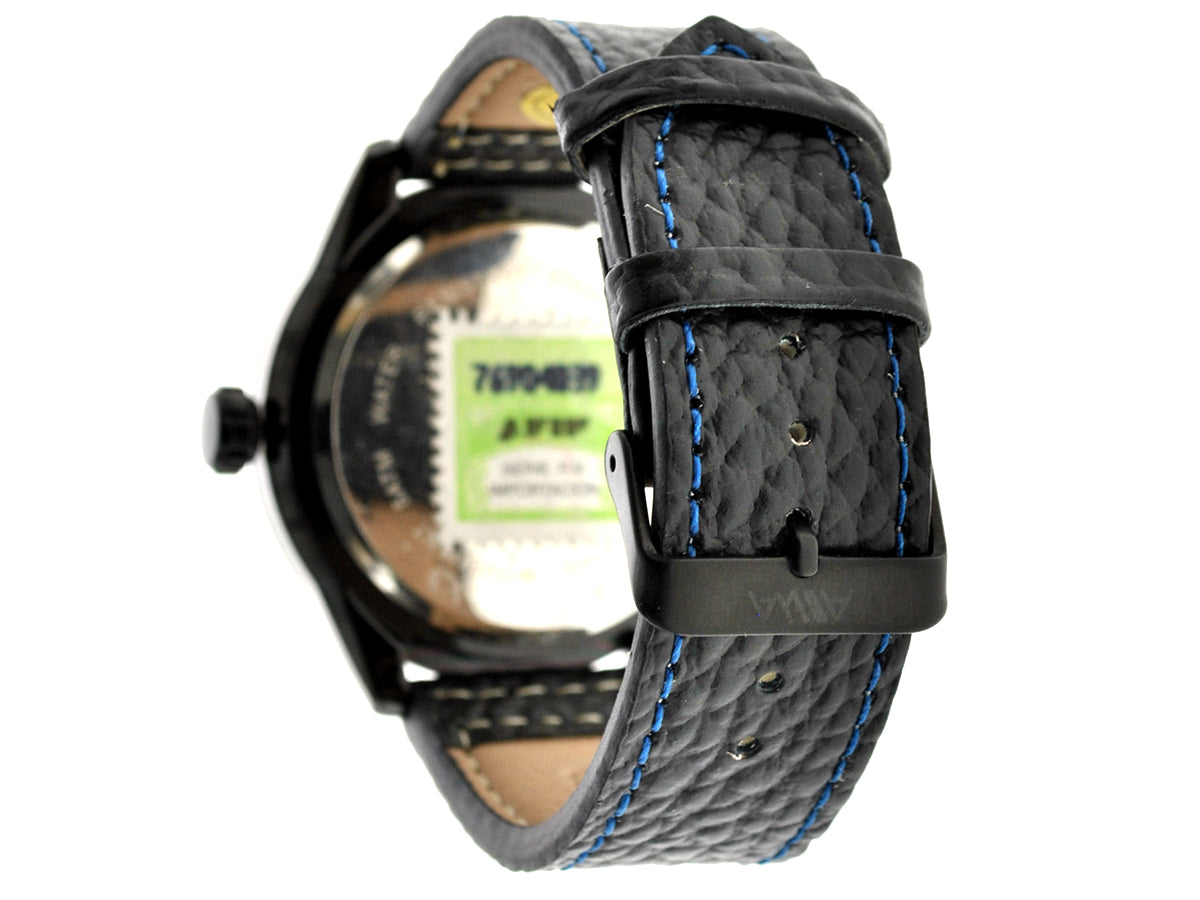 art. 10306 001AZ - AIWA Time - Reloj Cuero AIWA Time, Caballero, Sumergible, 5ATM