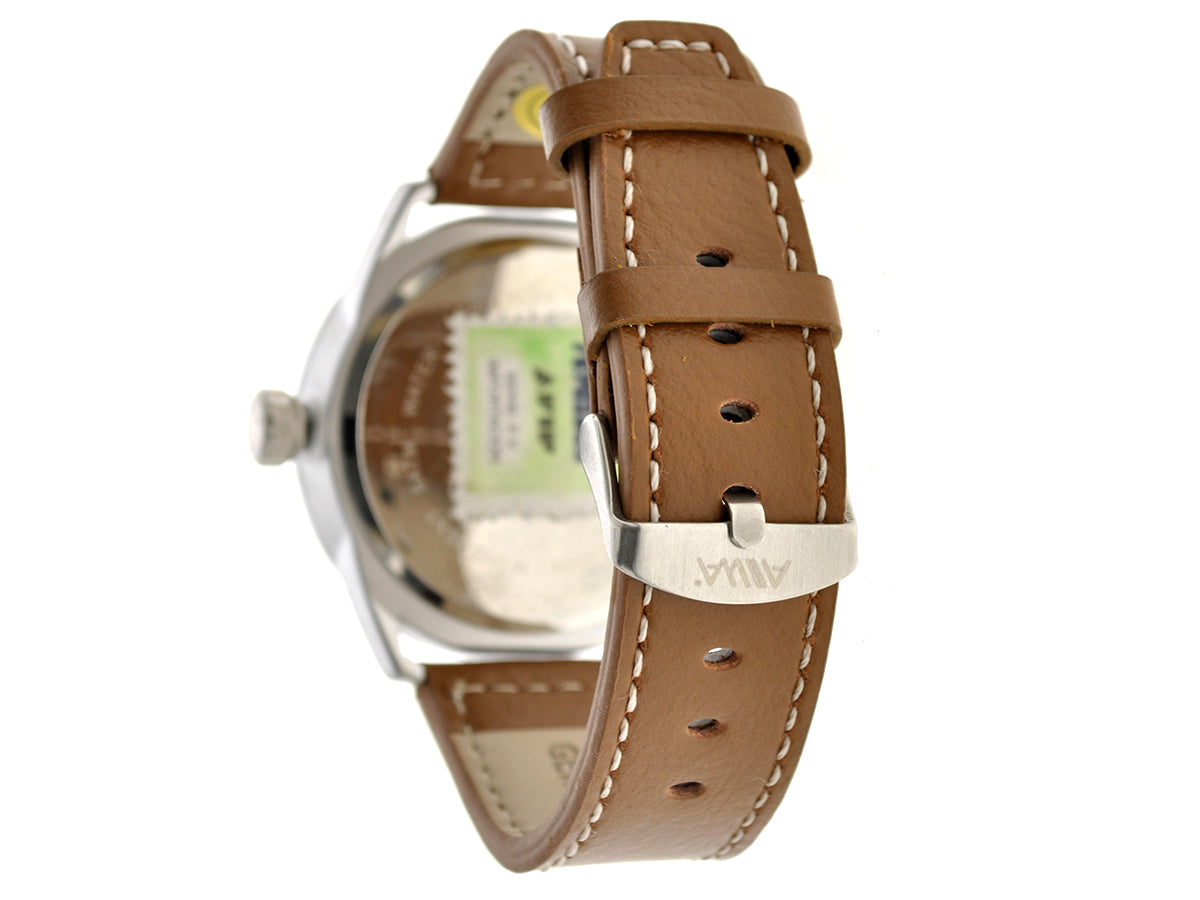 art. 10306 004PL - AIWA Time - Reloj Cuero AIWA Time, Caballero, Sumergible, 5ATM