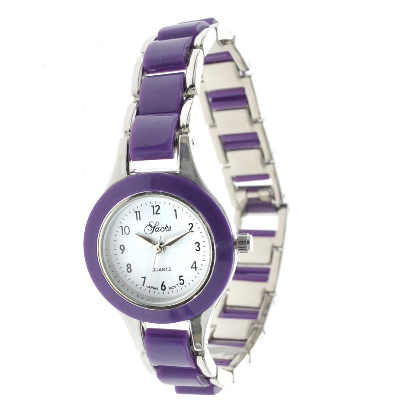 art. 1165 038VT - SACKS - Reloj análogo, Malla Metal combinado color, Dama