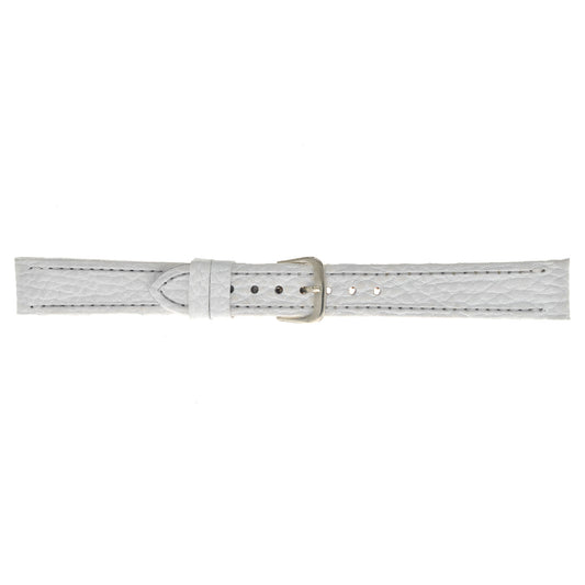 Malla para Reloj Pulsera, Cuero Luppi 16 MM Blanco