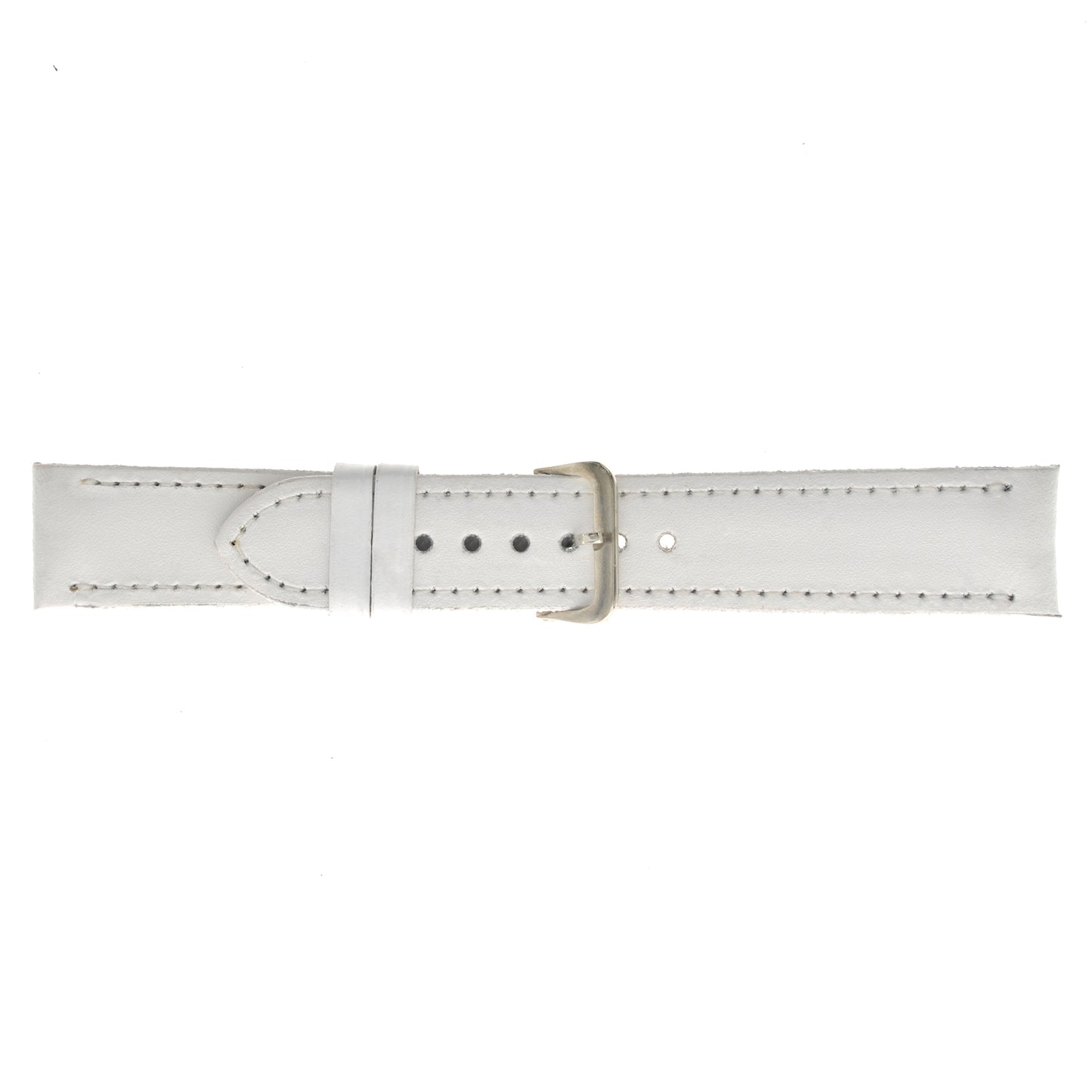 Malla para Reloj Pulsera, Cuero Luppi 20 MM Blanco