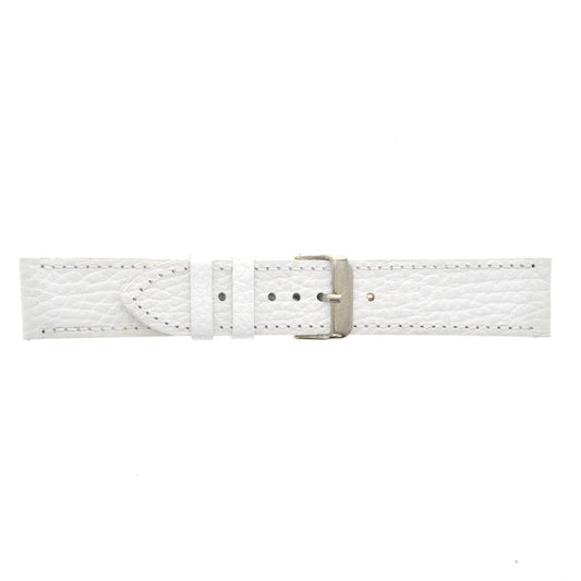 Malla para Reloj Pulsera, Cuero Luppi 22 MM Blanco