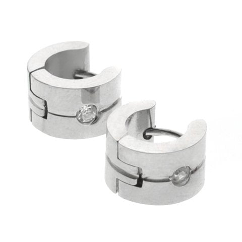 Aros cubanos acero quirurgico con cubic 8 mm D&K / 200CU-126
