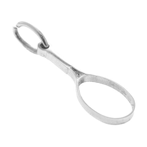 Dije acero raqueta de tennis 3,5 cm D&K / 1600LE-60