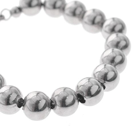 Pulsera acero quirurgico bolitas 20 cm D&K / 600BO-16